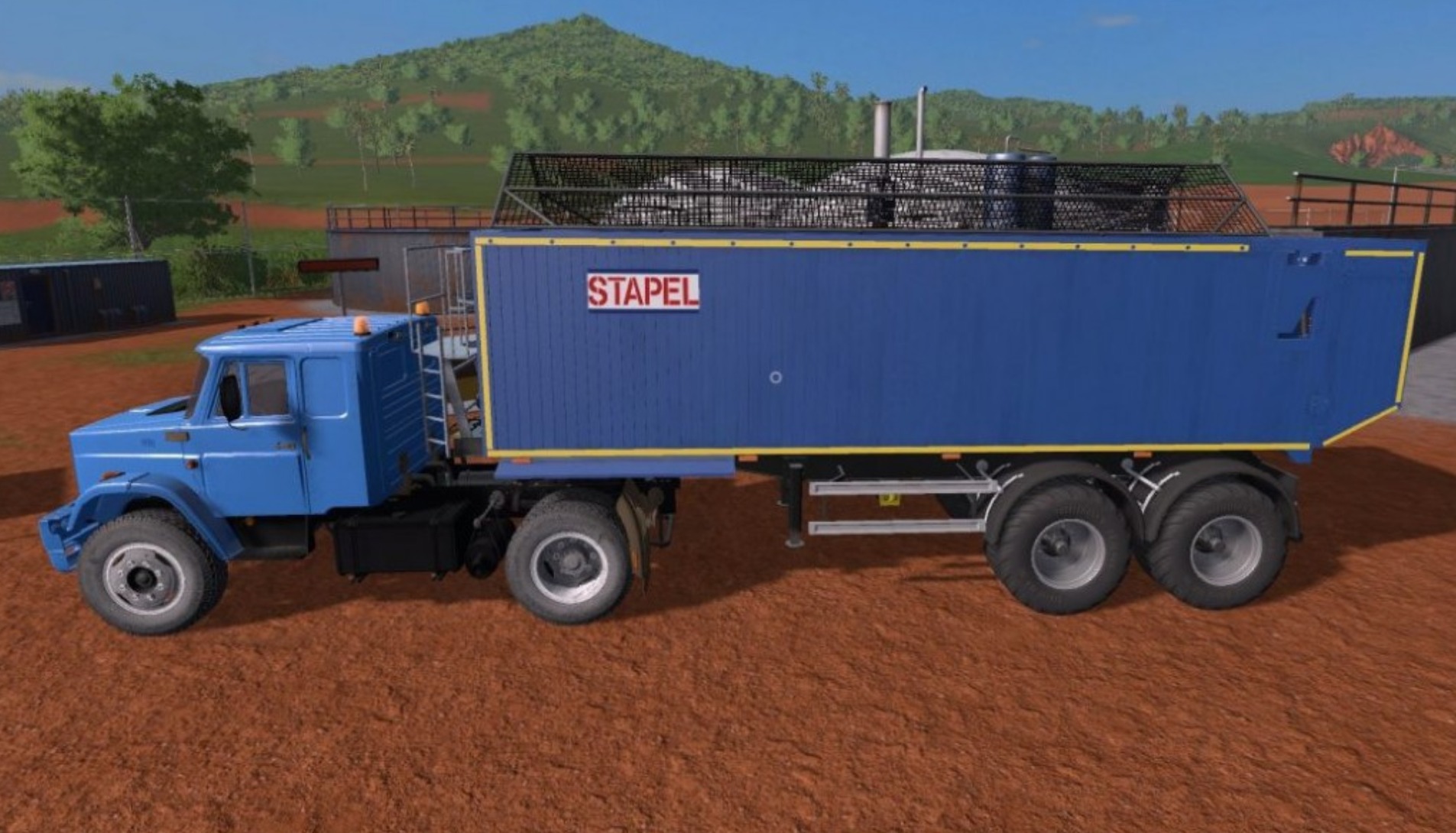 Spannraft Stapel Dolly Mulde Trailer V Trailers Farming Simulator Mod