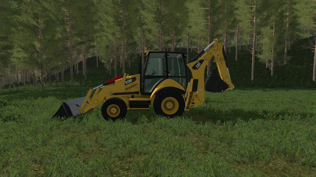 Caterpillar 420f Backhoe V10 Mod Farming Simulator 2022 19 Mod 9777