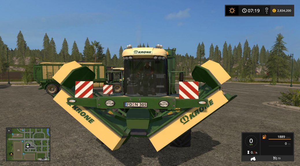 Krone Big Zx550gd Mower V10 Mod Farming Simulator 2022 19 Mod 2118