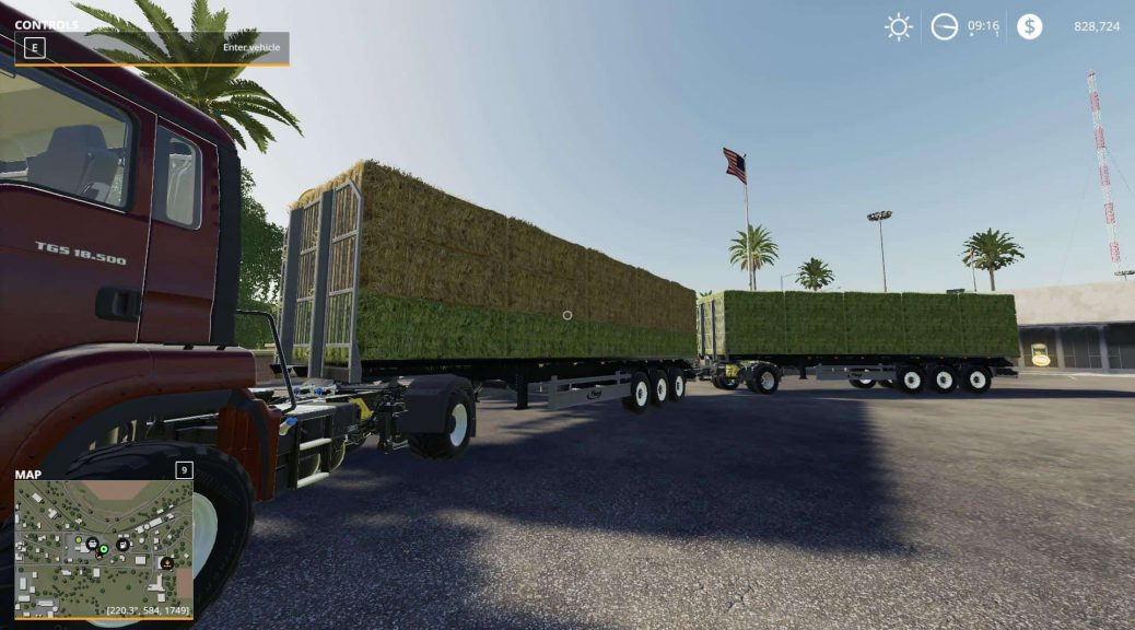 Fliegl Flatbed Squarebale Autoload V1003 Mod Farming Simulator 2022 19 Mod 3594