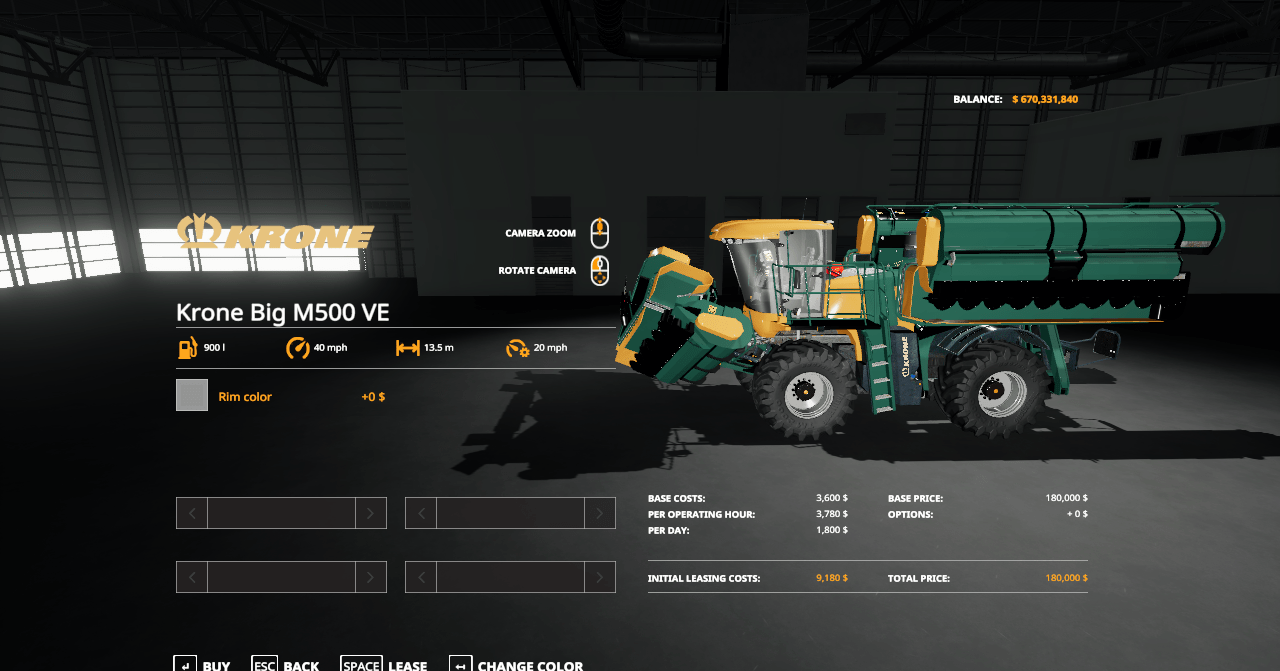 Krone Big M500 Ve Mod Farming Simulator 2022 19 Mod 9273
