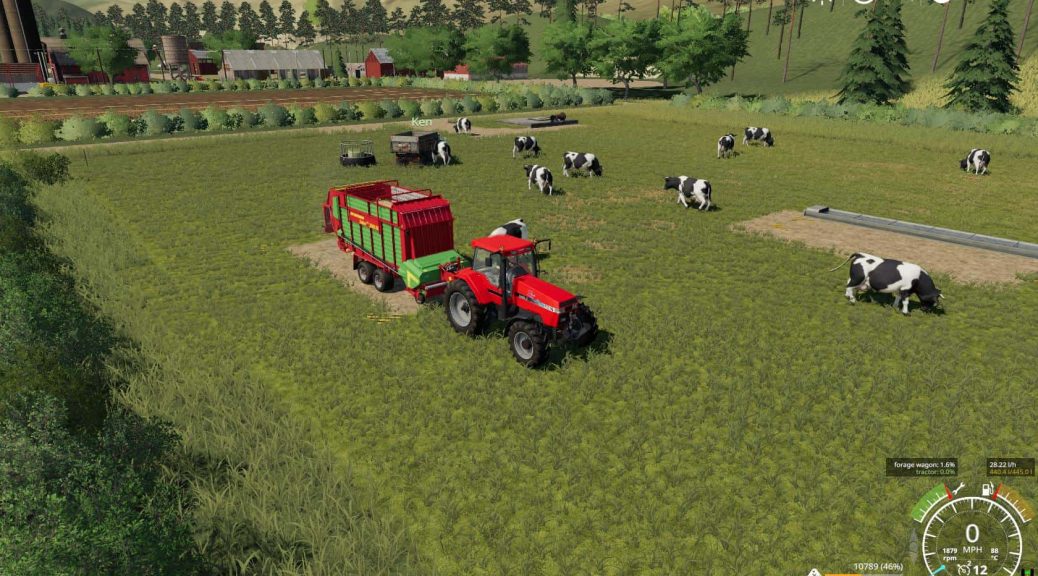 PLACEABLE OPEN RANGE COW PASTURE V1.0 MOD - Farming Simulator 2022 / 19 mod