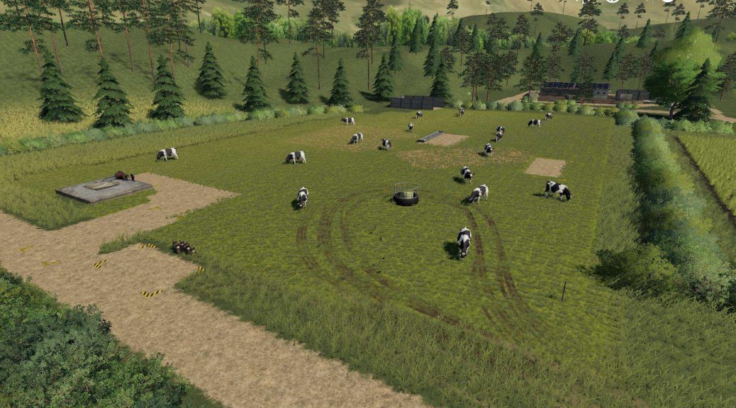 Placeable Open Range Cow Pasture V10 Mod Farming Simulator 2022 19 Mod 5743