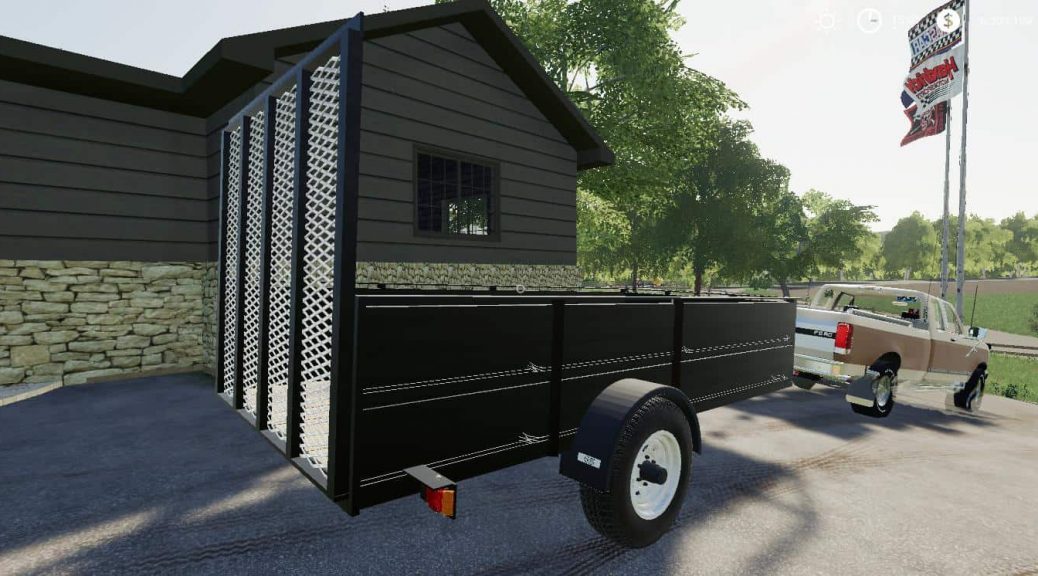 1999 Neal Manufacturing Utility Trailer V1000 Mod Farming Simulator 2022 19 Mod 7914