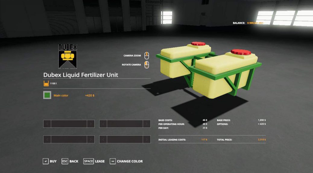 Dubex Fertilizer Tank Beta Mod Farming Simulator 2022 19 Mod 5358