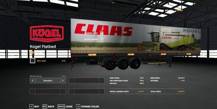 Claas Kogel Autoloader Trailer V10 Mod Farming Simulator 2022 19 Mod 0010