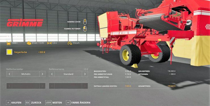 Grimme Se260 V1000 Mod Farming Simulator 2022 19 Mod 0045