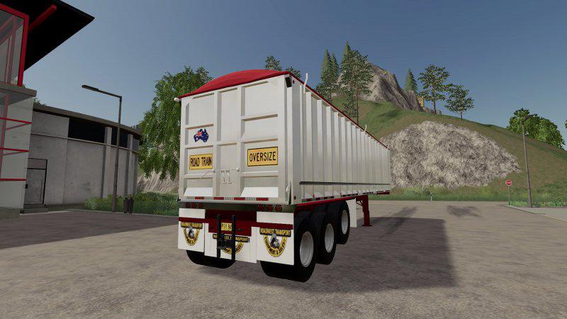 mac end dump trailer mod for farming simulator 22015