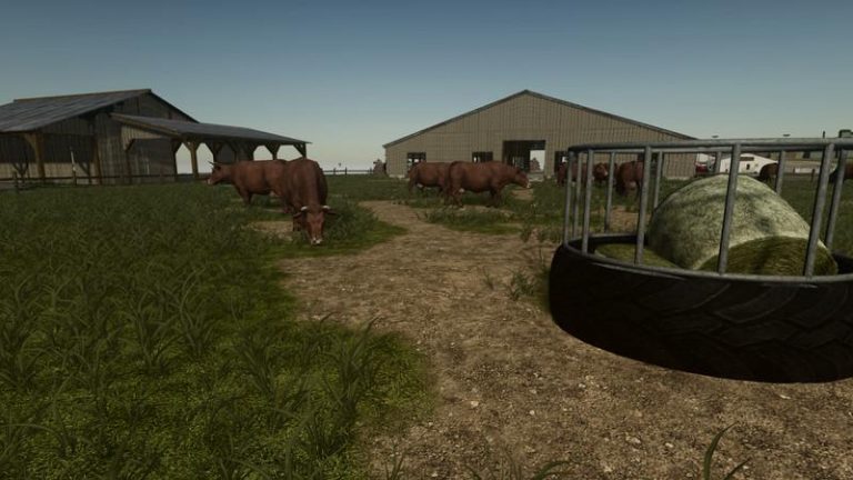 Large Cattle Barn V10 Mod Farming Simulator 2022 19 Mod