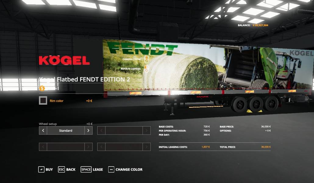 Fendt Edition 2 Kogel Autoloader Trailer V10 Mod Farming Simulator 3570