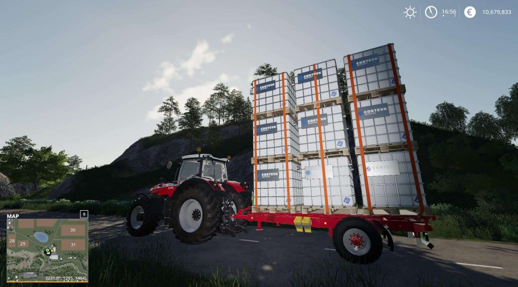 Autoload Pack With 3 Tiers Of Pallet Loading V1000 Mod Farming 3607