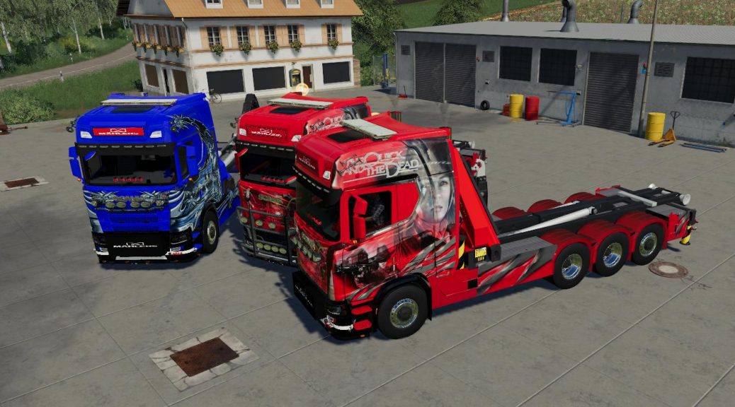 Scania NG HKL And Crane V Truck Farming Simulator Mod