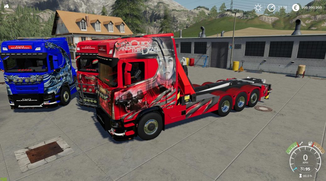 SCANIA NG HKL AND CRANE V Truck Farming Simulator Mod