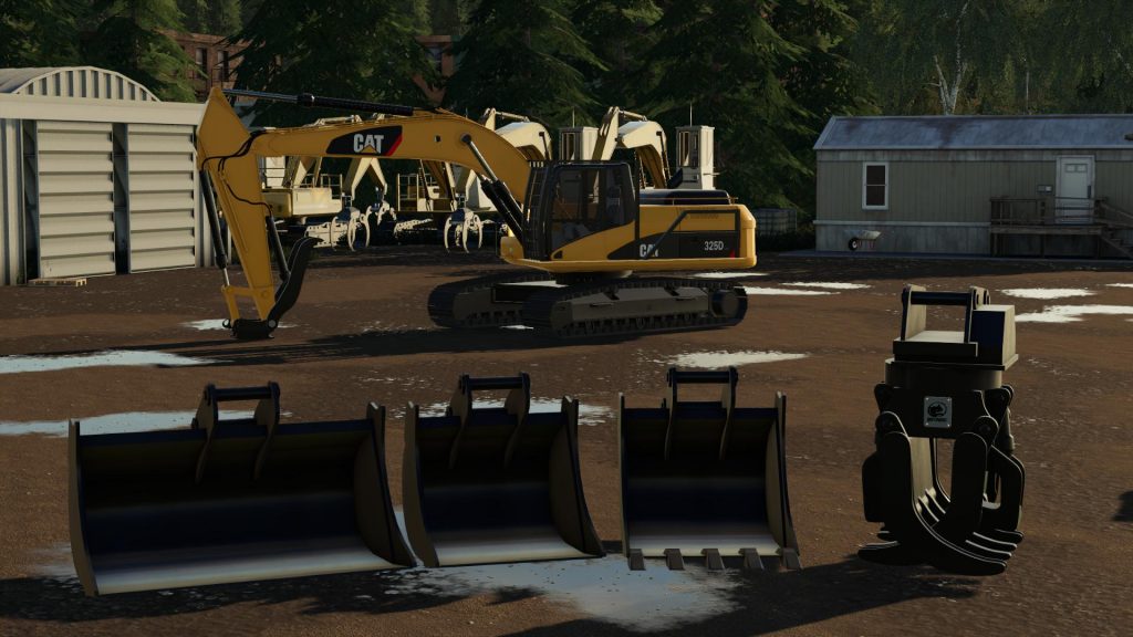 Cat 325dl Excavator V10 Fs 19 Farming Simulator 2022 19 Mod 5106