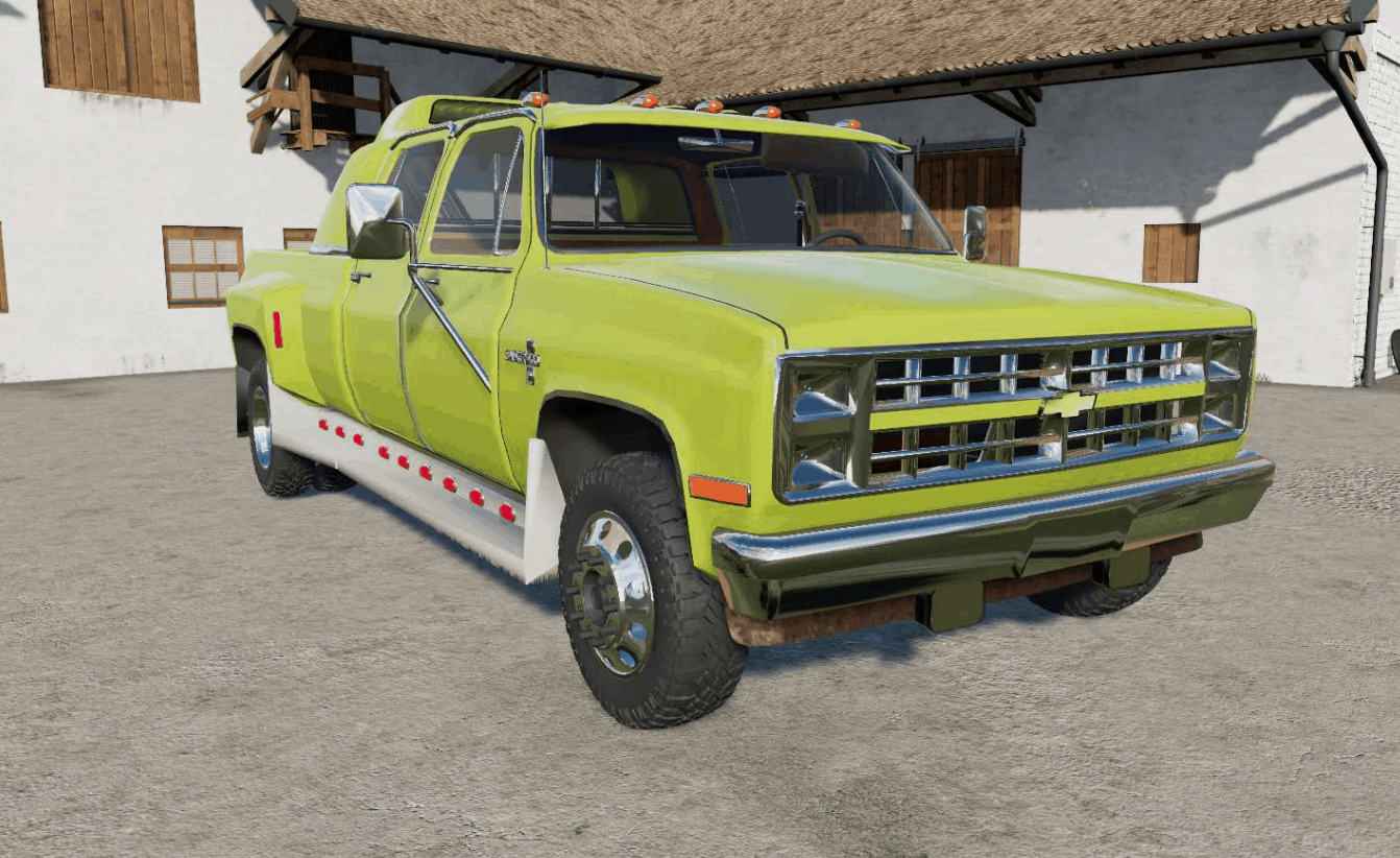 Chevrolet K30 Silverado Crew Cab Dually 1986 V10 Mod Farming Simulator 2022 19 Mod 1055