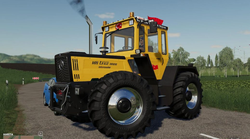 Mercedes Benz Traktoru V21 Fs 19 Farming Simulator 2022 19 Mod