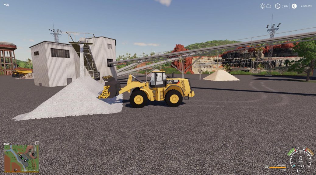 Mining Bucket For 980k Cat Loader V1 0 Fs19 Farming S 9567