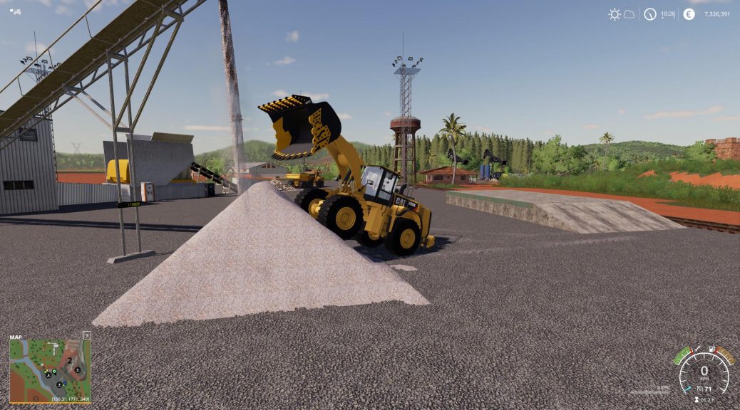 Mining Bucket For 980k Cat Loader V10 Fs 19 Farming Simulator 2022 19 Mod 7030