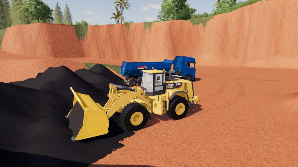 Coal Shovel For 980k Cat Loader V10 Mod Farming Simulator 2022 19 Mod 2060