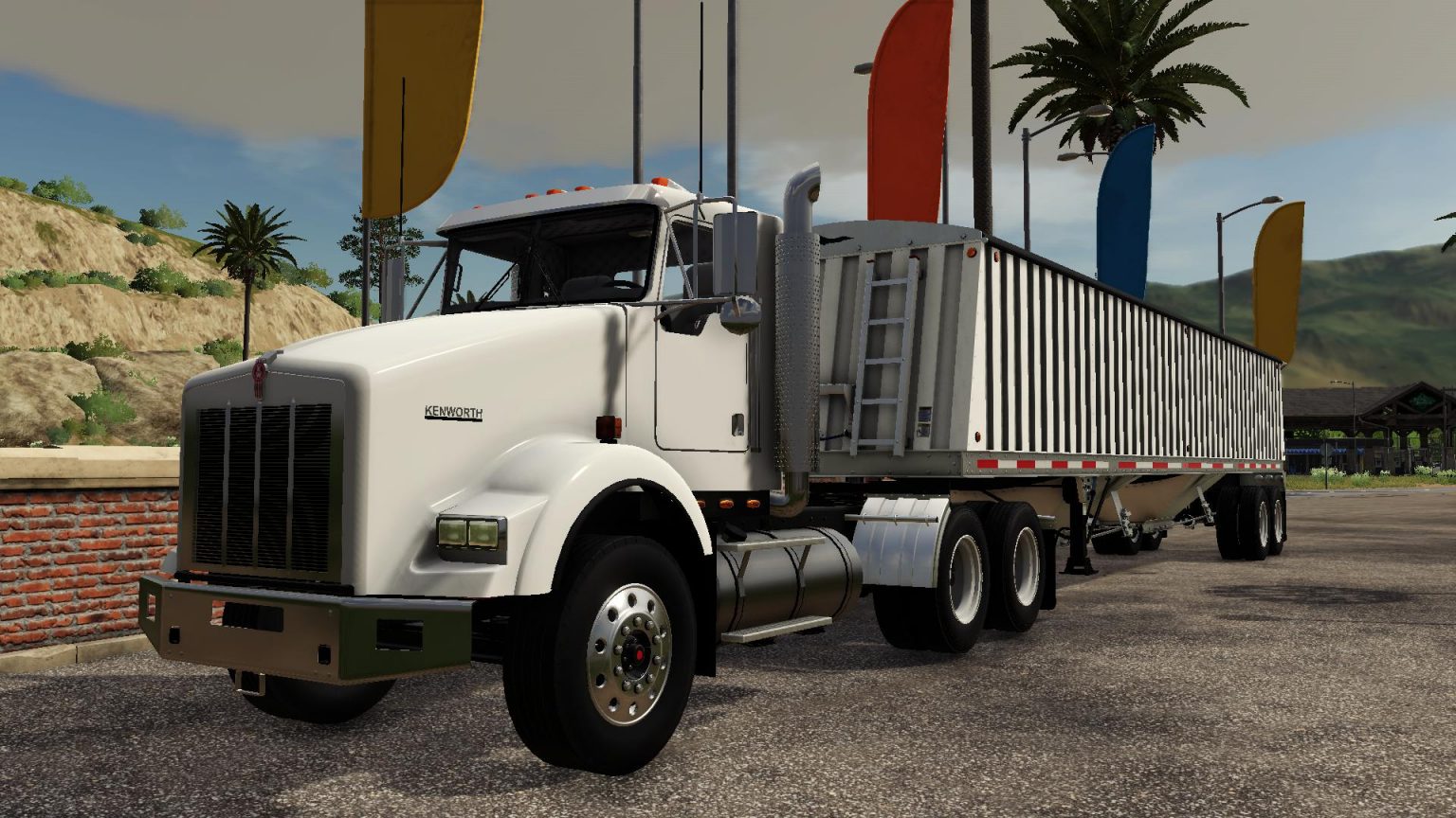 Kenworth T800 V1000 Mod Farming Simulator 2022 19 Mod 8292