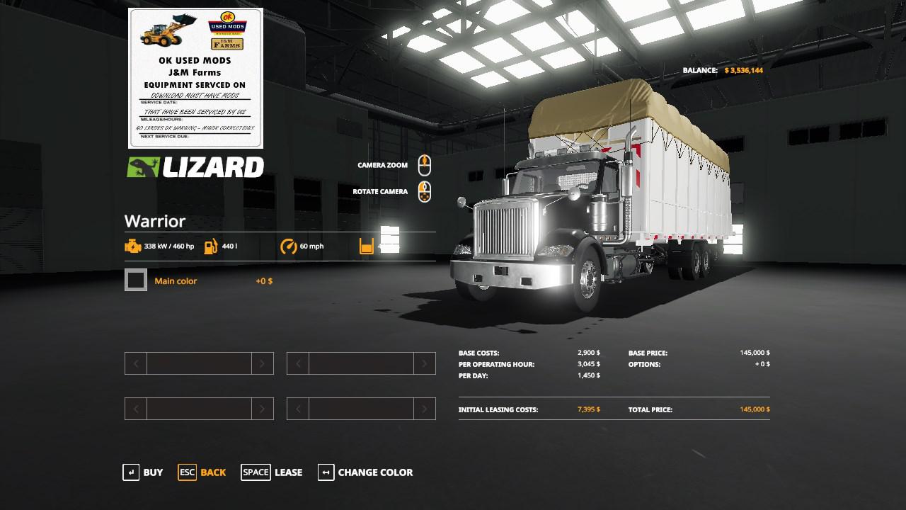 Round cotton module truck v1.0 Truck - Farming Simulator 2022 / 19 mod