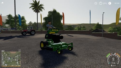 John Deere Stand On Mower V1.0 Fs19 - Farming Simulator 2022   19 Mod