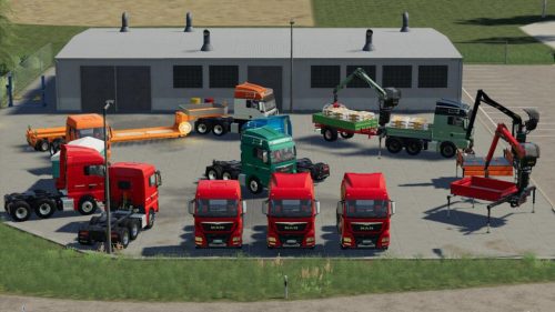 Man Tgx Semi Truck Pack Mod Farming Simulator Mod