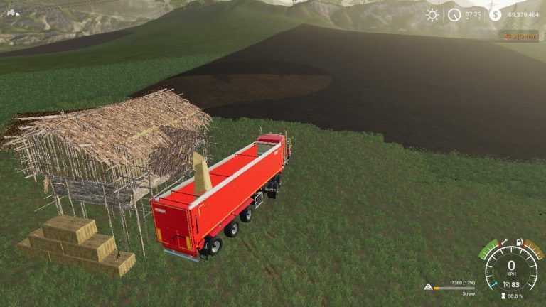 farming simulator 14 how to sell straw