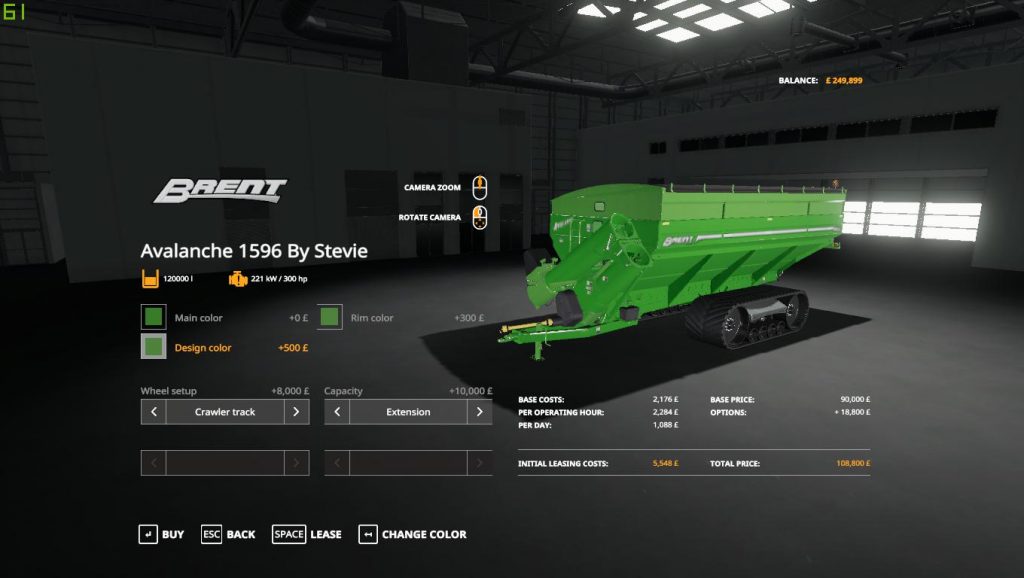 Auger Wagons By Stevie Update Mod - Farming Simulator 2019 / 19 mod