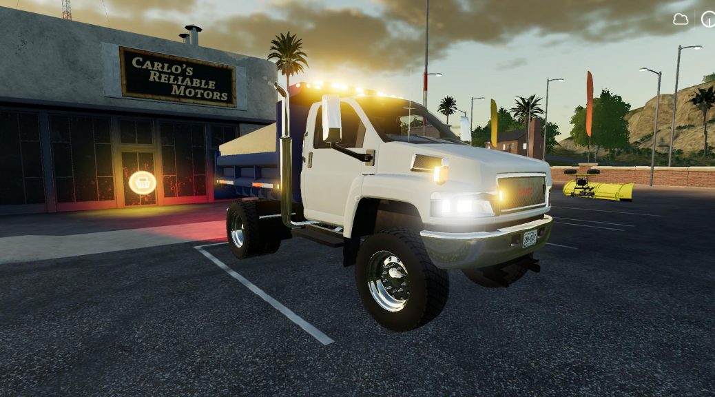 GMC Topkick Dump Truck v1.0 Mod - Farming Simulator 2022 / 19 mod