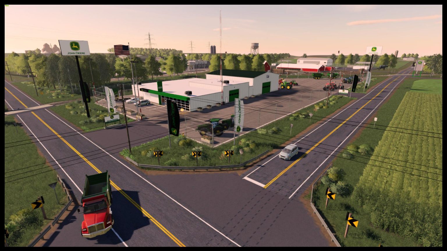 Deere Country Usa V Map Farming Simulator Mod