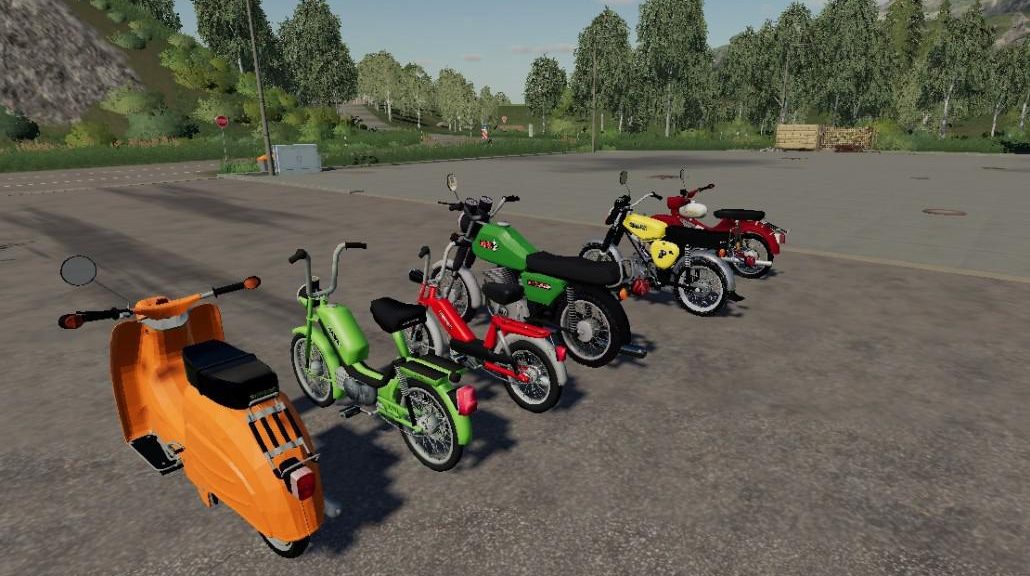 Motorcycle Pack V Vehicle Farming Simulator Mod