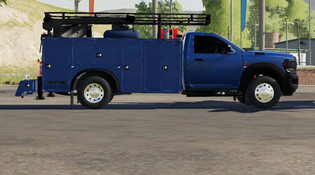 2020 Ram 5500 Service Truck V1.0 Fs 19 - Farming Simulator 2022   19 Mod