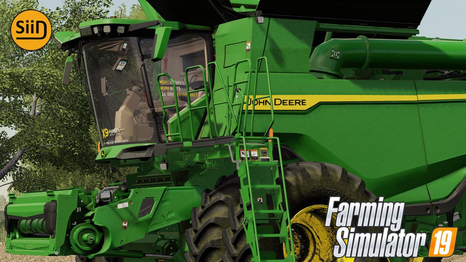 John Deere X9 V10 Combine Farming Simulator 2022 19 Mod 1089