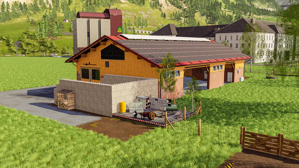 Big Cow Barn V10 Building Farming Simulator 2022 19 Mod 3040
