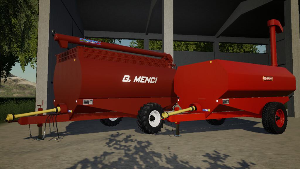 can auger wagons unload at silo fs19