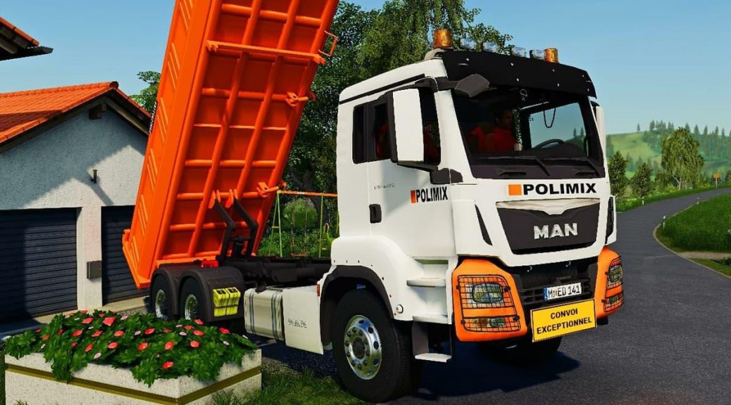 Man Tgs Meiller Kipper Polimix V Mod Farming Simulator Mod