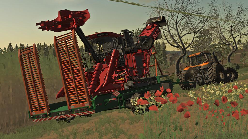 Trailer For Sugar Cane Harvester V10 Fs 19 Farming Simulator 2022 19 Mod 0913
