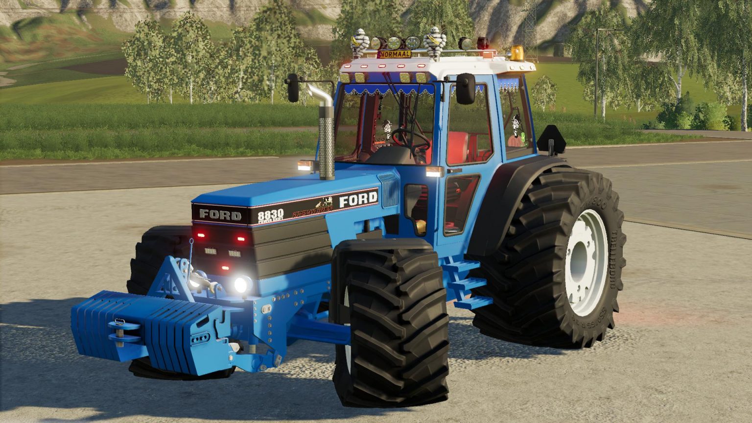 old school tractor mod farm simulator 19