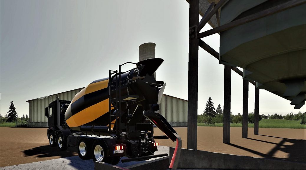 Mercedes Benz Arocs Concrete Mixer V Mod Farming Simulator Mod