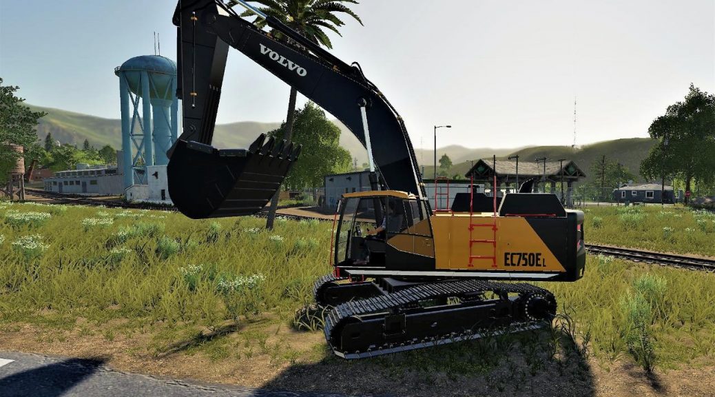 Volvo Ec 750el Mining Excavator V11 Fs 19 Farming Simulator 2022 19 Mod 9300