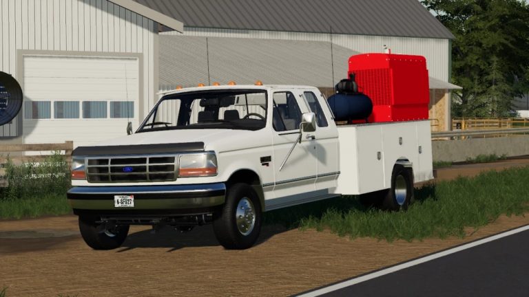 1994 Ford Service Truck Idi Diesel V10 Vehicle Farming Simulator 2022 19 Mod 7119
