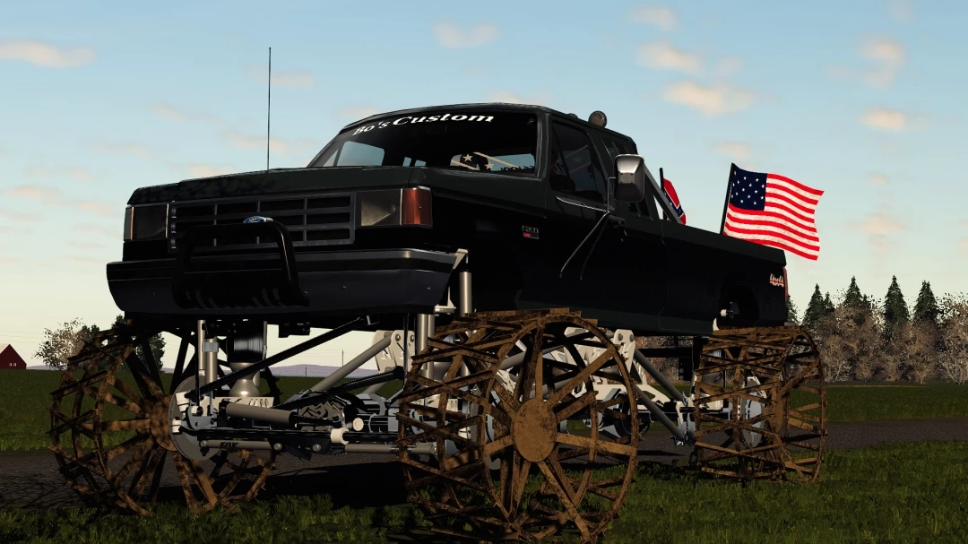 Cammed 1989 Ford F250 Brick Nose V10 Mod Farming Simulator 2022 19 Mod 4841