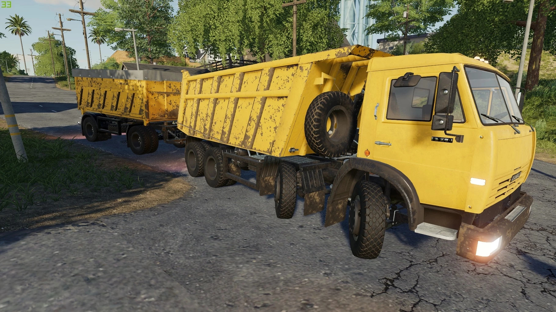 Kamaz Dump V10 Truck Farming Simulator 2022 19 Mod 8849