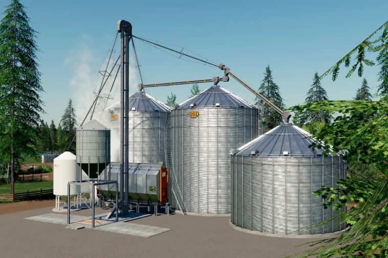 Gsi Grain Complex Grain Dryer V10 Mod Farming Simulator 2022 19 Mod 4866