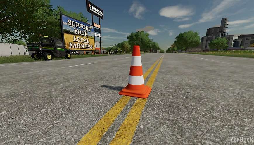 Traffic Cone V10 Ls 22 Farming Simulator 2022 19 Mod 8166