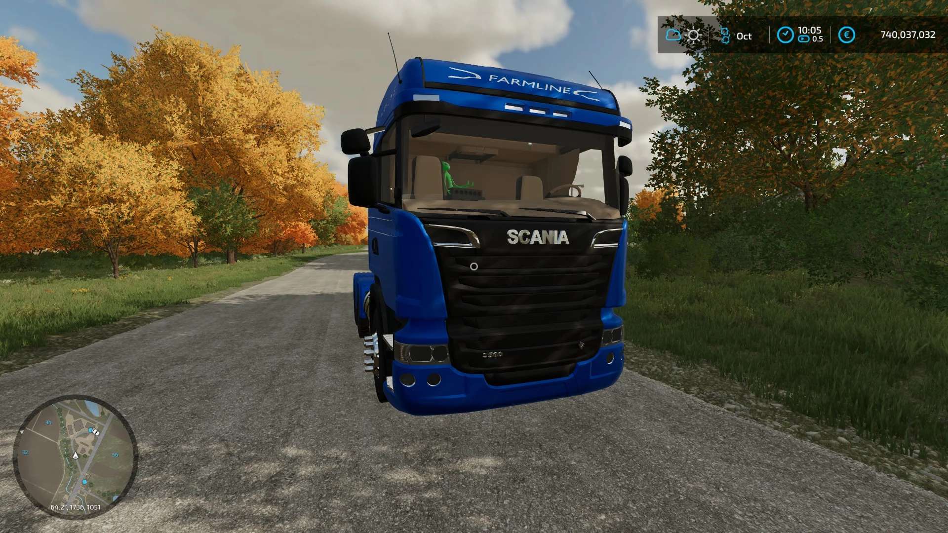 Farmline Scania 6x4 V1000 Mod Farming Simulator 2022 19 Mod 6858