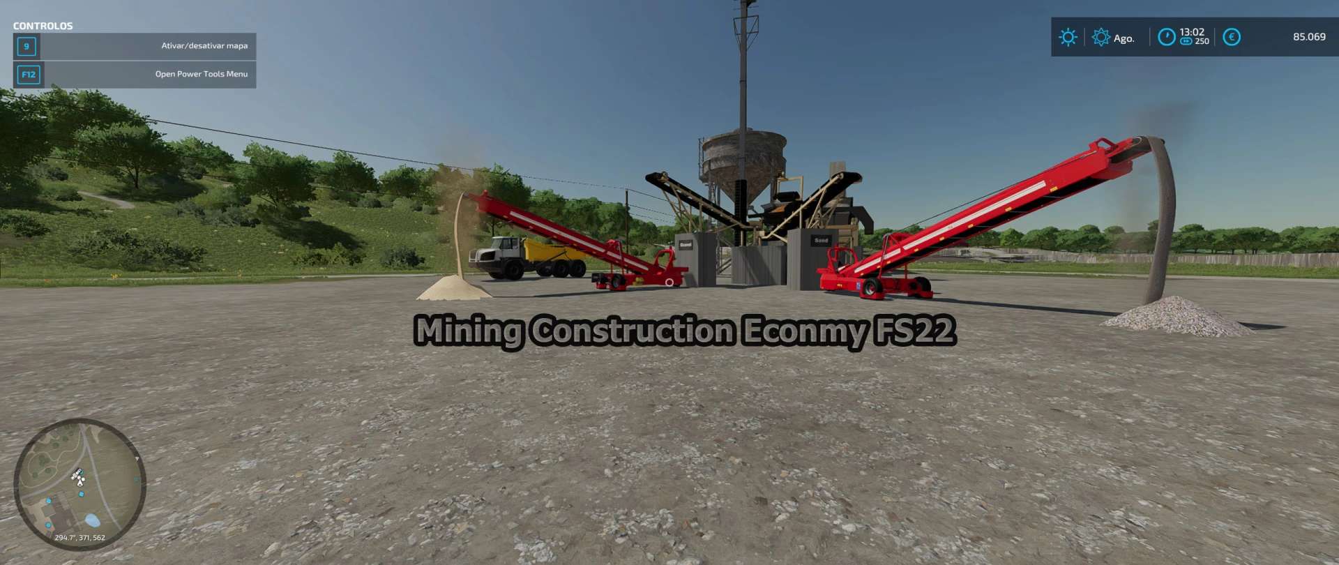 Mining Construction Economy V5000 Map Farming Simulator 2022 19 Mod 3659