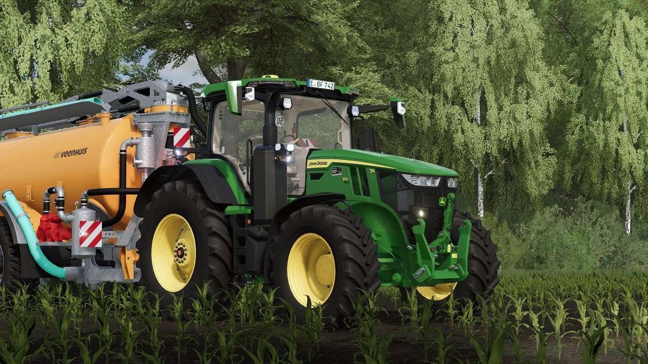 John Deere 7r 250 350 V1000 For Fs22 Farming Simulator 2022 19 Mod 8506