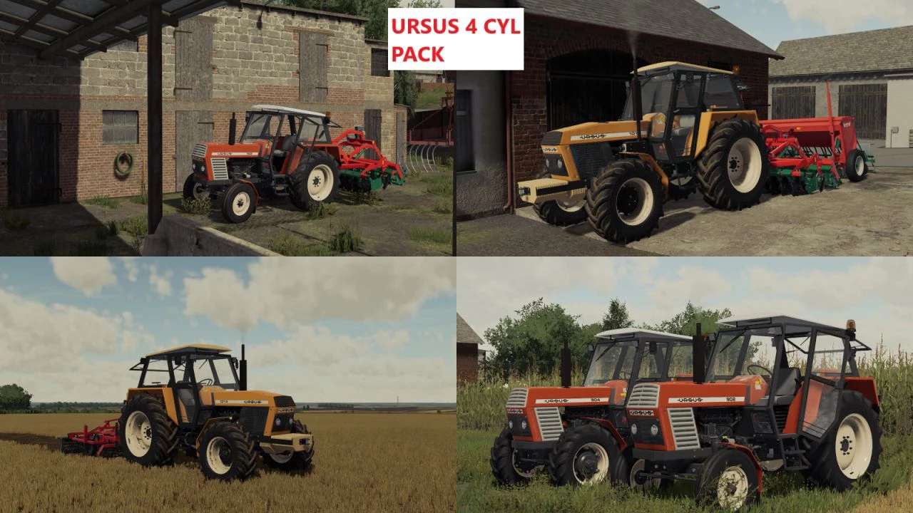 Ursus 385 1204 4cyl V1003 For Fs22 Farming Simulator 2022 19 Mod 9063